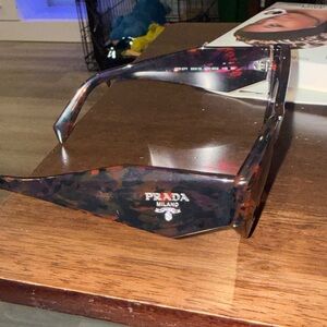Prada Multicolor Tortoiseshell Sunglasses